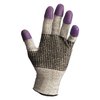 Kleenguard G60 Purple Nitrile Gloves, 240mm Len, Large/Size 9, Black/White, PK12 KCC 97432